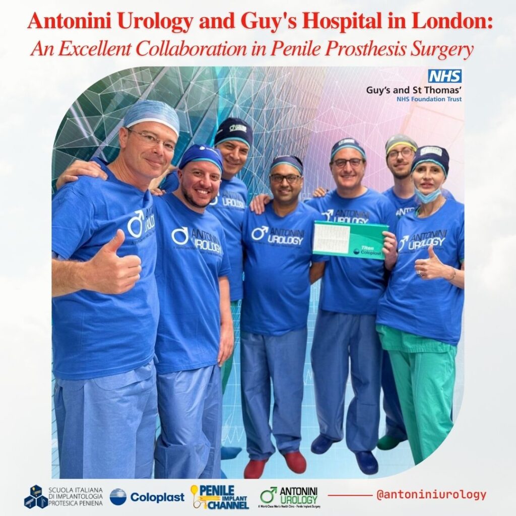 Antonini Urología y el Hospital Guy's de Londres: una excelente colaboración en cirugía de prótesis de pene